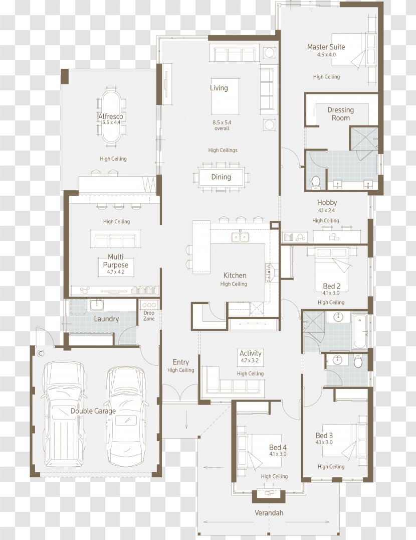 House Plan Floor Interior Design Services - Drawing - Nice Transparent PNG
