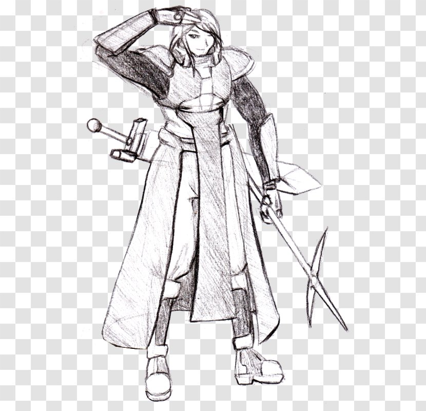 Robe Drawing Costume Line Art Sketch - Male - Salut Transparent PNG