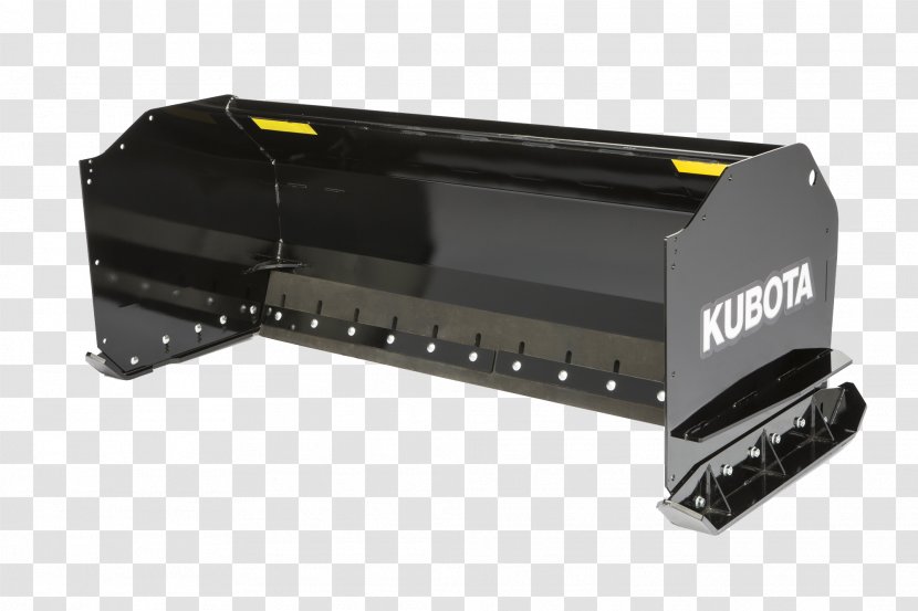 Snow Pusher Kubota Corporation Skid-steer Loader Heavy Machinery Tractor - Architectural Engineering Transparent PNG