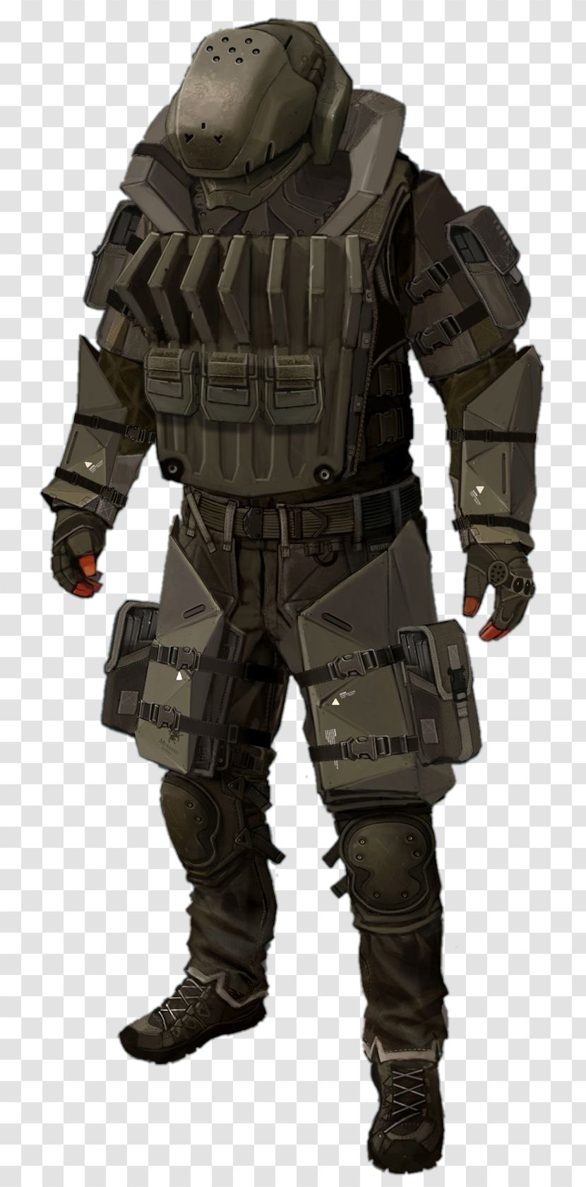 Deus Ex: Human Revolution Concept Art Character - Artist - Swat Transparent PNG