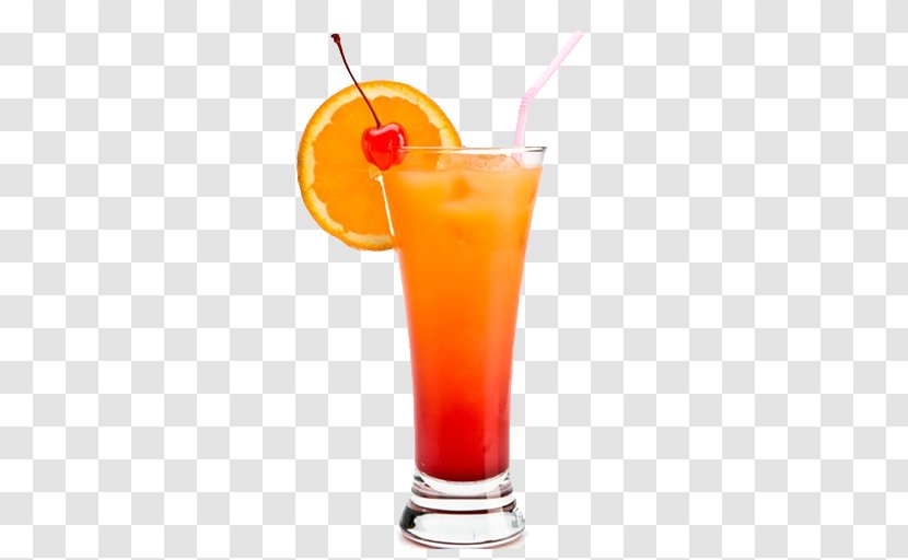 Tequila Sunrise Cocktail Margarita Sangria - Watercolor Transparent PNG