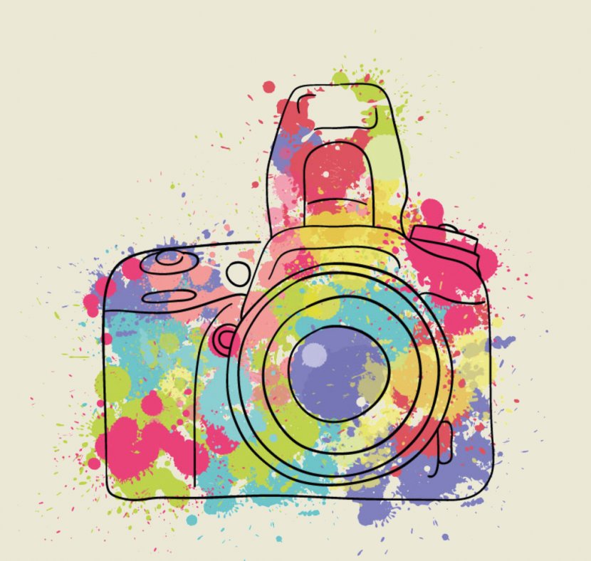 Watercolor Painting Camera Photography - Toy Transparent PNG