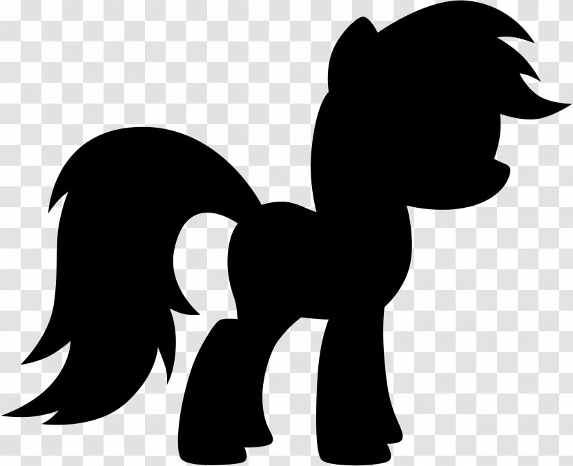 My Little Pony YouTube Rarity Silhouette - Dog Like Mammal - Sillhouette Transparent PNG