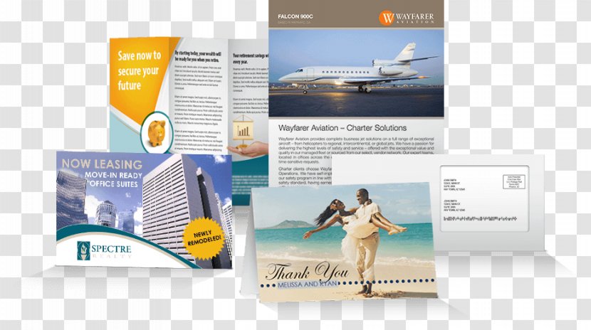 Direct Marketing Display Advertising Mail Flyer - Brochure Transparent PNG