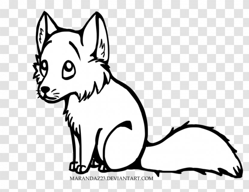 Whiskers Red Fox Line Art Drawing Dog Transparent PNG