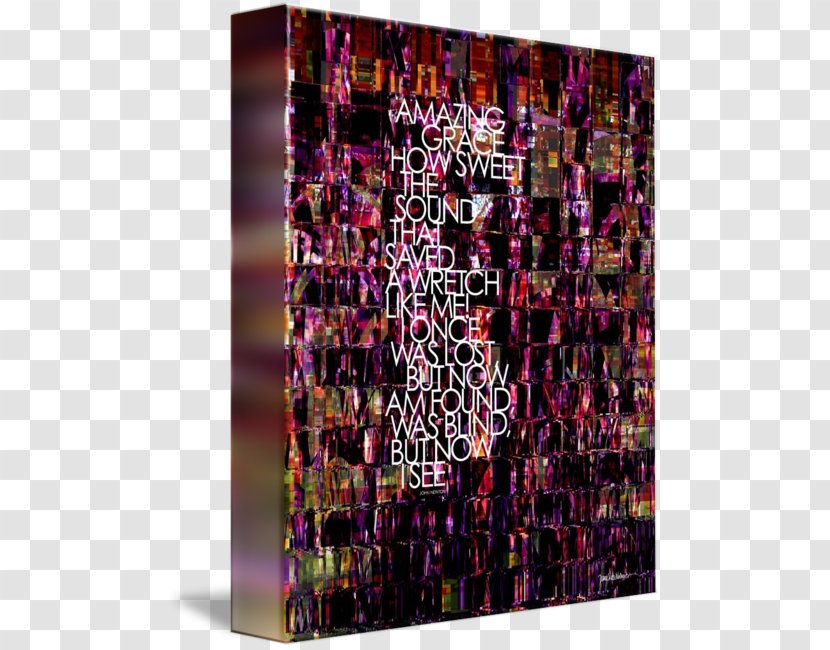 Gallery Wrap Canvas Modern Art Meter - Amazing Grace Transparent PNG