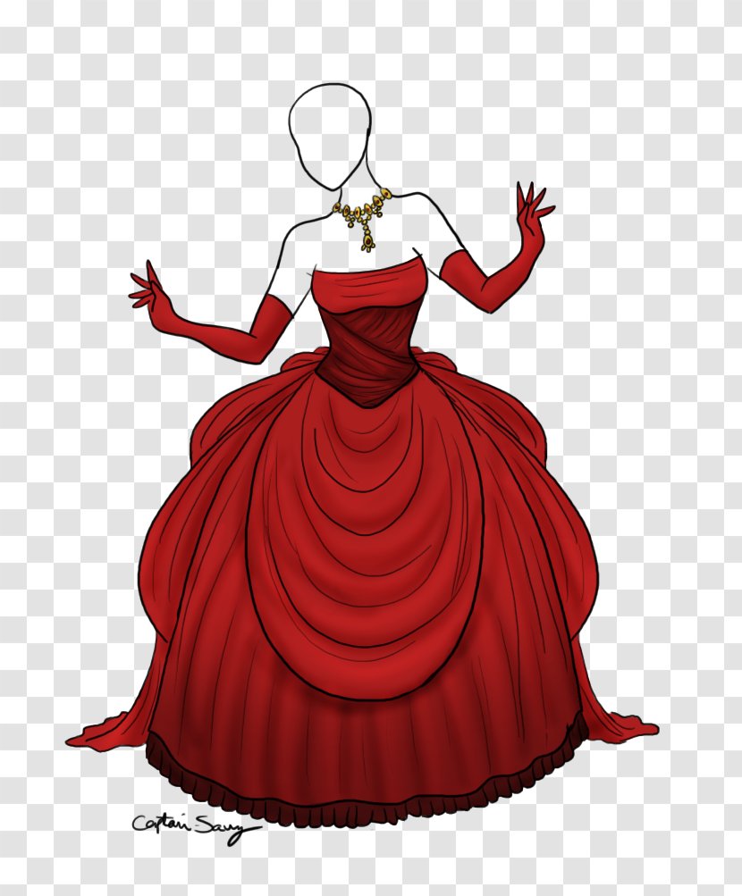 DeviantArt Adoption Gown - Blood Moon Transparent PNG