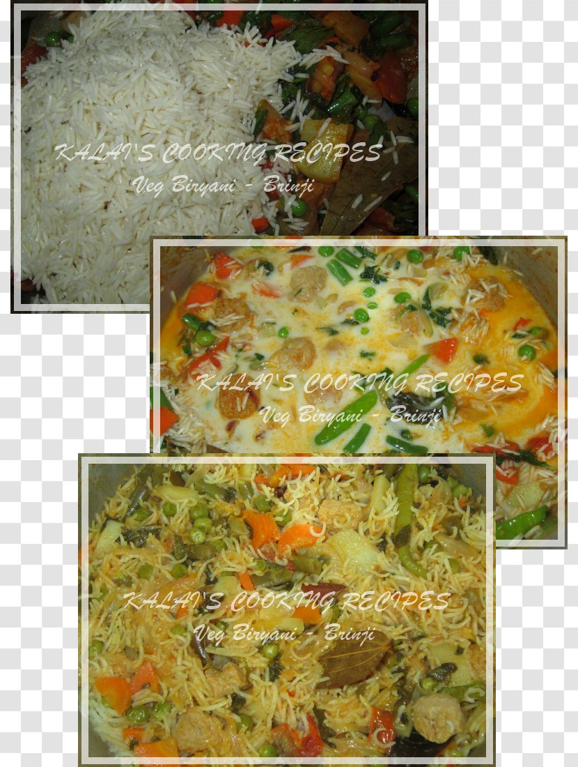 Vegetarian Cuisine Indian Food Dish - Biriyani Transparent PNG