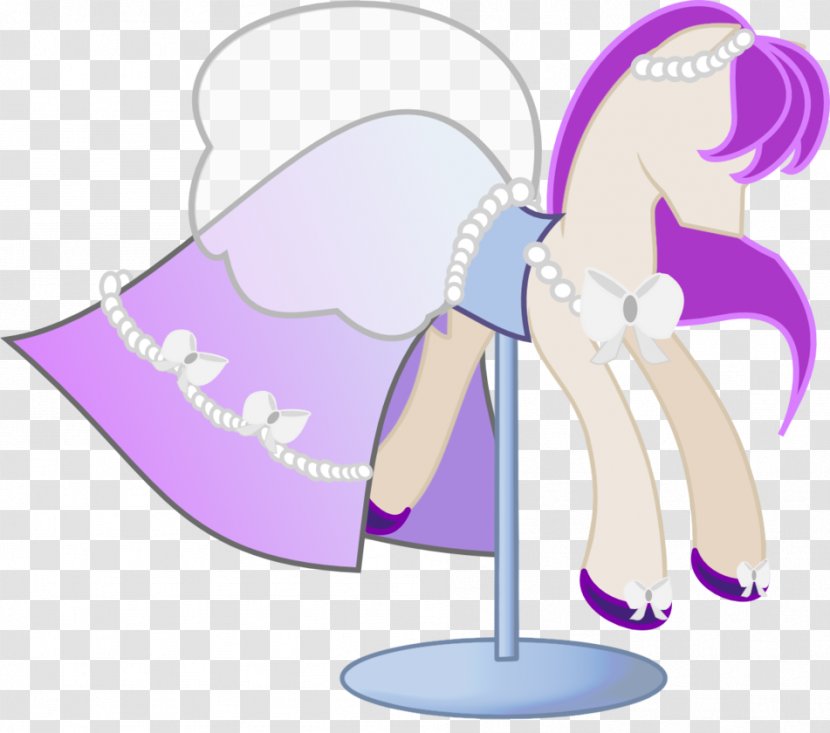 Rarity Pony Dress Clothing Mannequin - Fan Art Transparent PNG