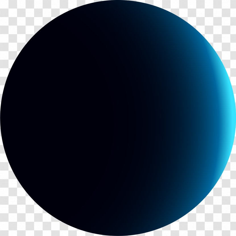 Sphere Sky Wallpaper - Blue Gradient Circle Transparent PNG