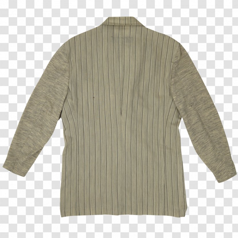 Cardigan Neck Beige Wool - Jacket - Sport Coat Transparent PNG
