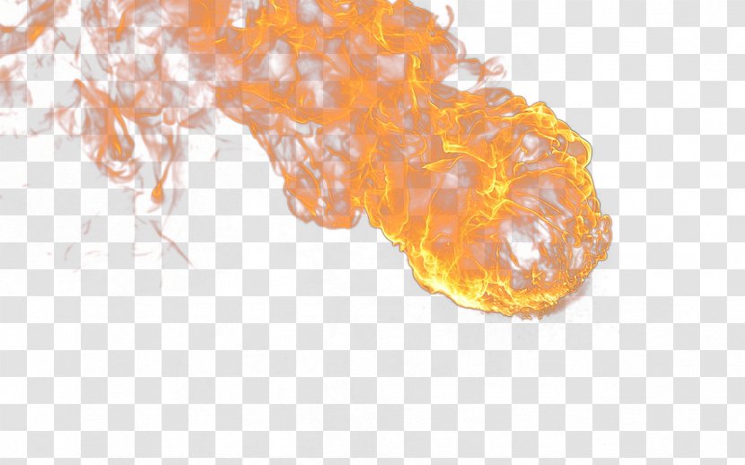 Clip Art - Orange - Fireball Material Transparent PNG