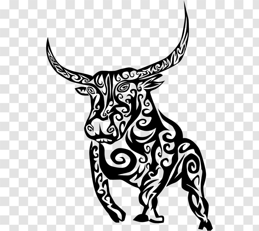 Texas Longhorn Line Art Drawing Bull Clip - Visual Arts - Flame Abstract Background Transparent PNG