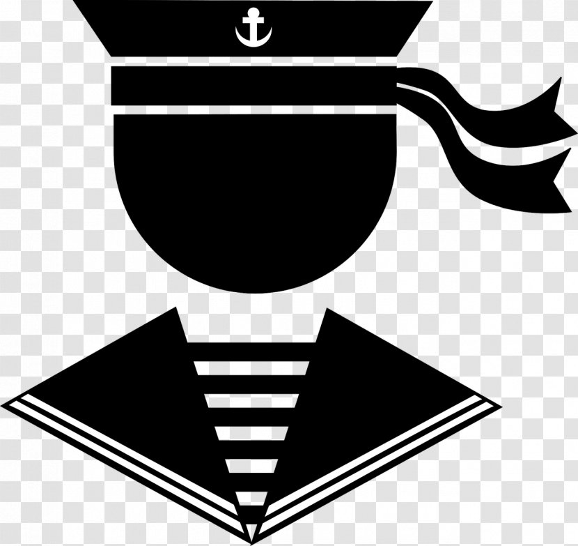 Sailor Seaman Clip Art - Monochrome - Ship Transparent PNG