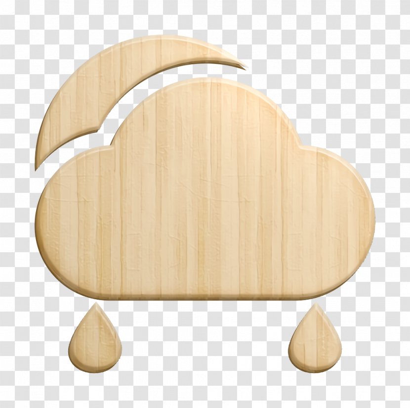 Cloud Icon Day Rain - Plywood - Cutting Board Transparent PNG