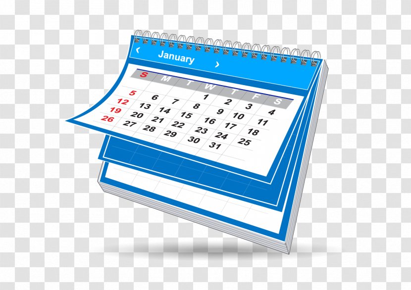 Calendar Date Illustrator - 2019 Transparent PNG