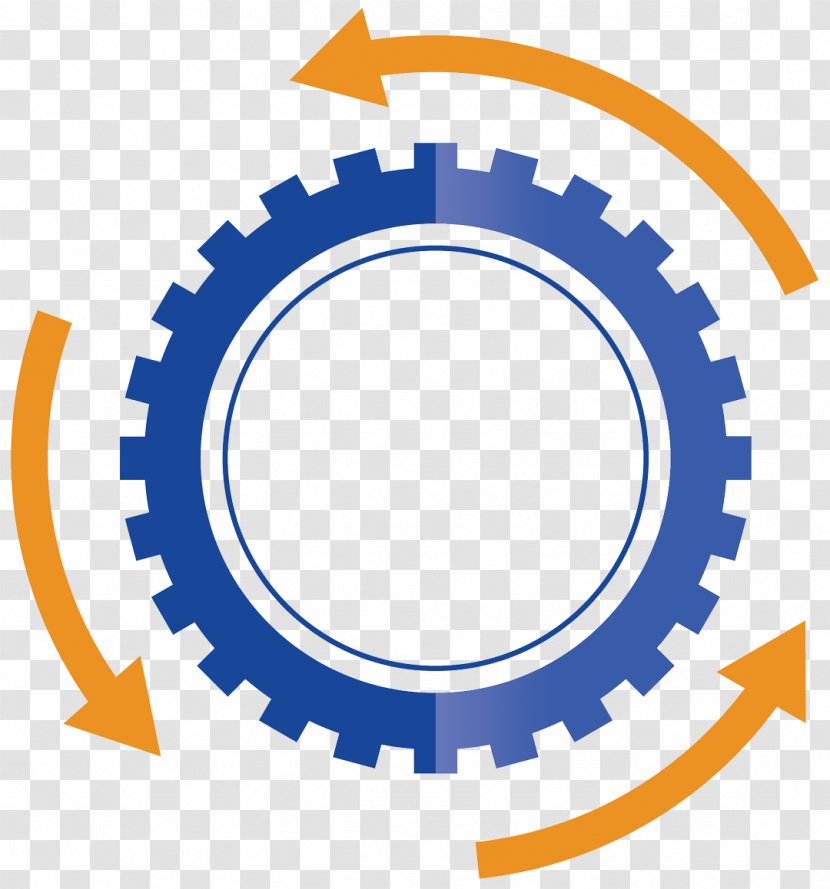 Gear Infographic Royalty-free - Blue - Automation Transparent PNG