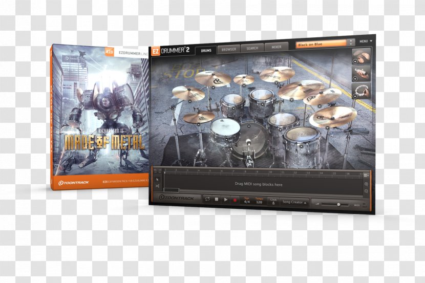 EZdrummer Heavy Metal Computer Software Slipknot Pulse Of The Maggots - Frame - Drumer Transparent PNG