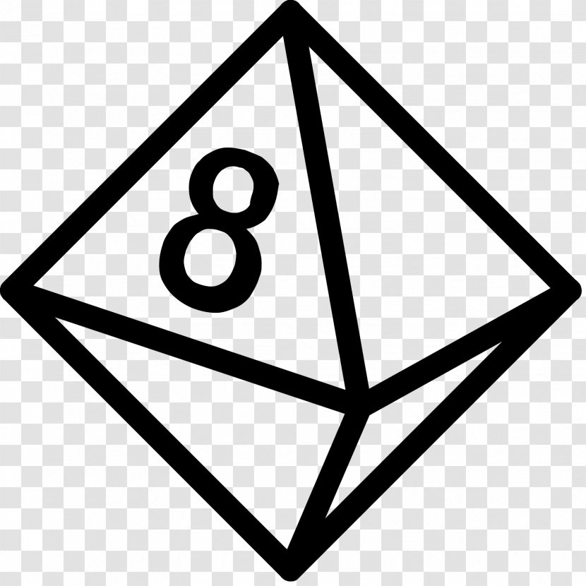 Octahedron Polyhedron Triangle Face - Signage - Point Transparent PNG