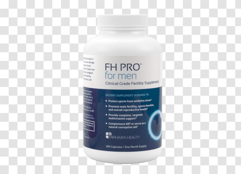 Dietary Supplement Fairhaven Health FH PRO Fertilaid - Silhouette Transparent PNG