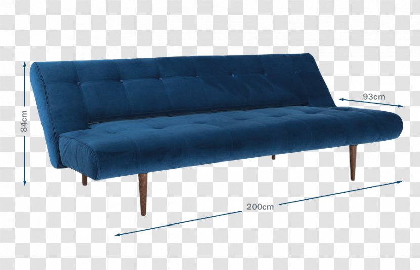 Sofa Bed Futon Couch Size - Cushion Transparent PNG