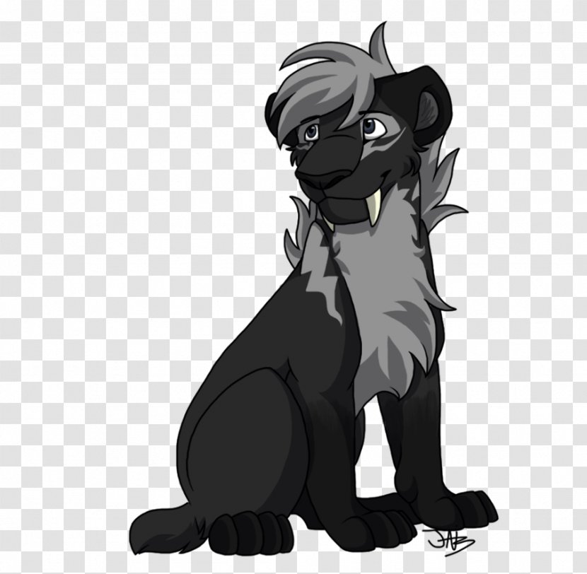 Cat Dog Mammal Horse Cartoon - Black Panther Transparent PNG