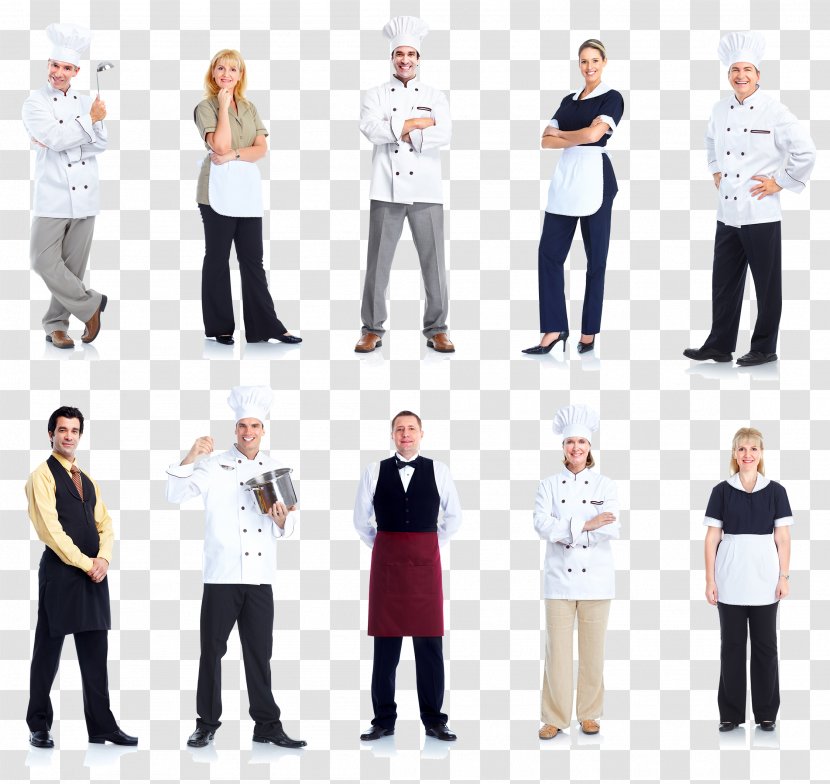 Chef Waiter Cook Restaurant Uniform - Shoulder Transparent PNG