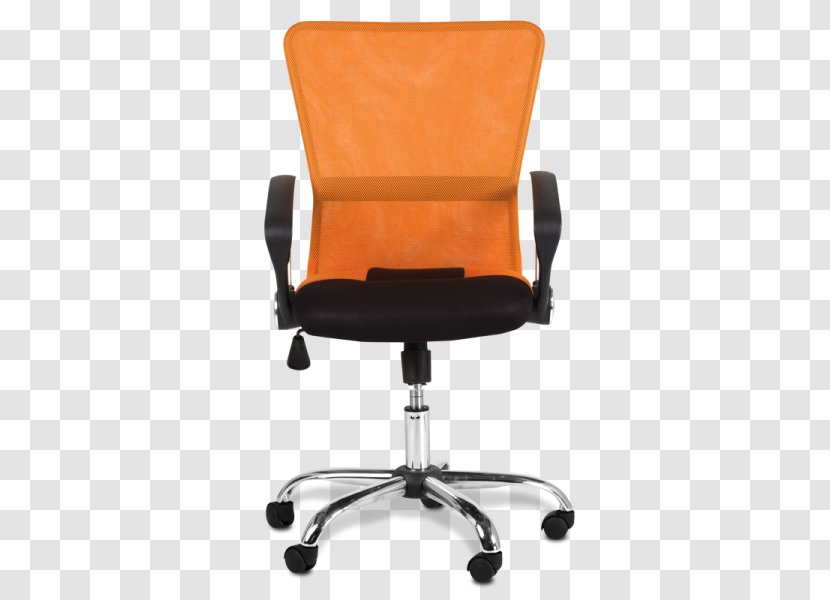 Office & Desk Chairs Table Furniture - Chair - Orange Mesh Transparent PNG