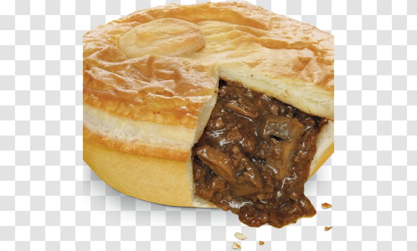 Steak Pie And Kidney Chicken Mushroom Australian Cuisine Hamburger - Meat Transparent PNG