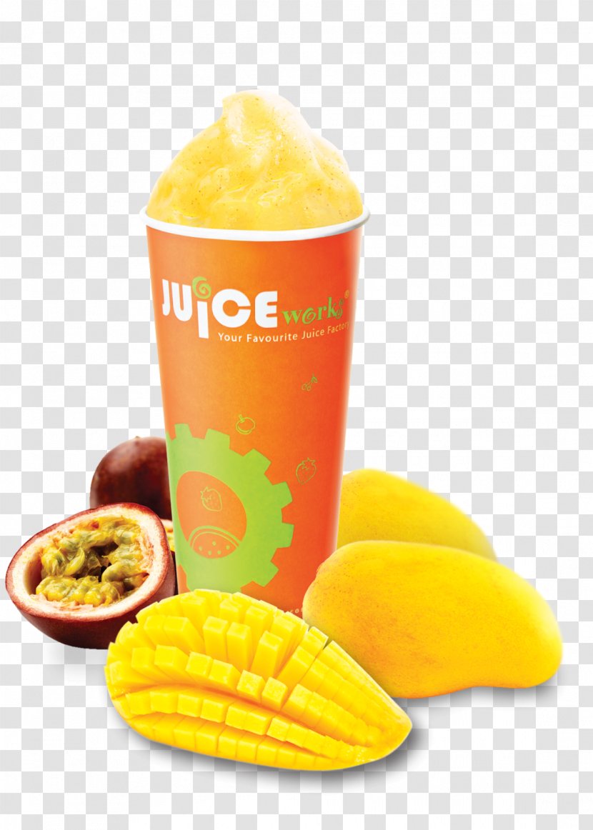 Juice Works Pavilion Kuala Lumpur Smoothie Health Shake - Mango Transparent PNG