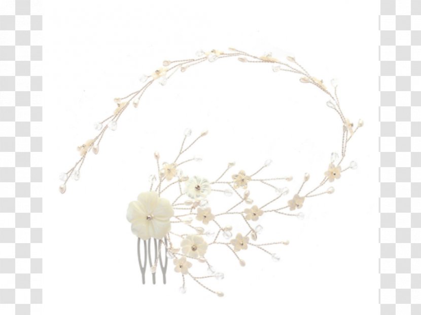 Wedding Cut Flowers Floral Design Headpiece - Hair - Comb Transparent PNG