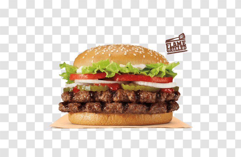 Cheeseburger Whopper Breakfast Sandwich Bacon, Egg And Cheese Fast Food - Burger King Transparent PNG