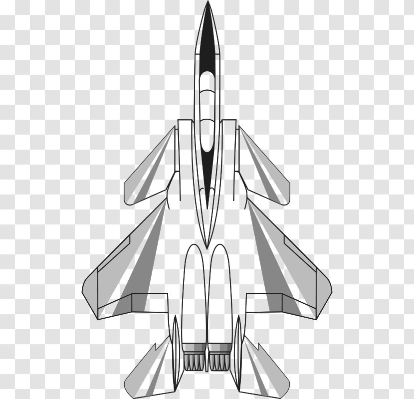 Airplane McDonnell Douglas F-15 Eagle Aircraft Clip Art General Dynamics F-16 Fighting Falcon - Military Transparent PNG