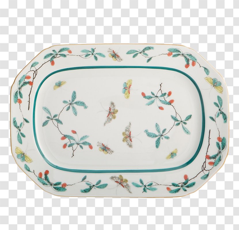 Mottahedeh & Company Porcelain Tableware Famille Verte Platter - Soap - Cookie Tray Transparent PNG