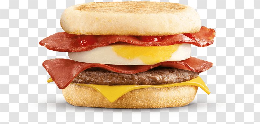 Breakfast Sandwich Cheeseburger Montreal-style Smoked Meat Hamburger Bacon - Veggie Burger Transparent PNG