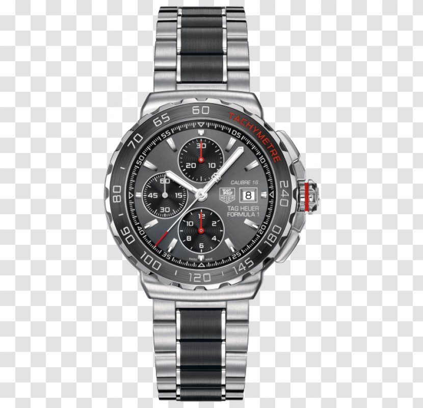 TAG Heuer Men's Formula 1 Calibre 16 Watch Chronograph - Tag Monaco Transparent PNG