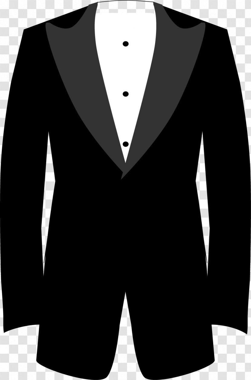 T-shirt Tuxedo Bow Tie Clip Art - Royaltyfree - Vector Suit Transparent PNG