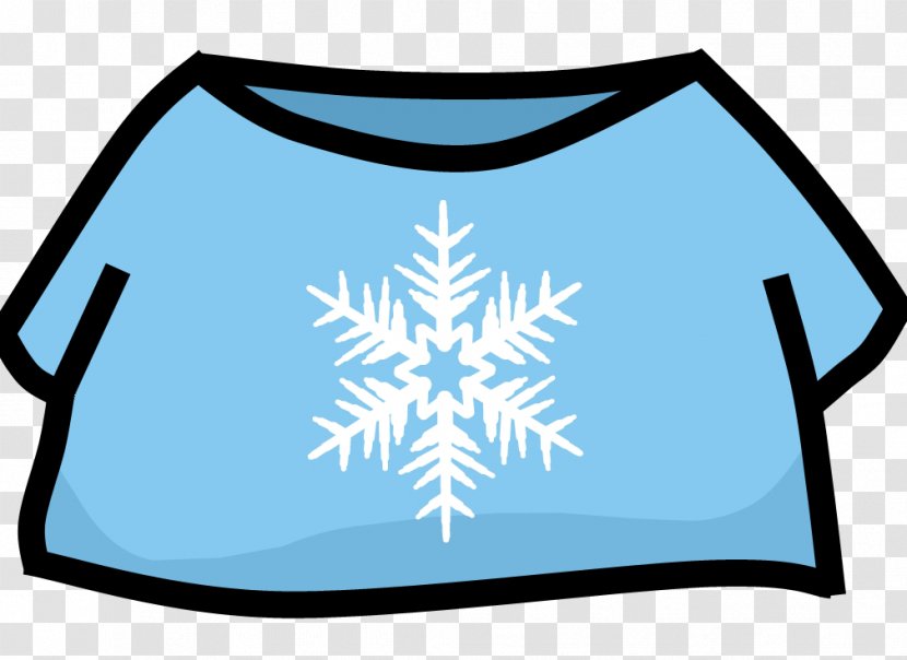 Club Penguin T-shirt Snowflake Clip Art - Outerwear - Transparent Transparent PNG