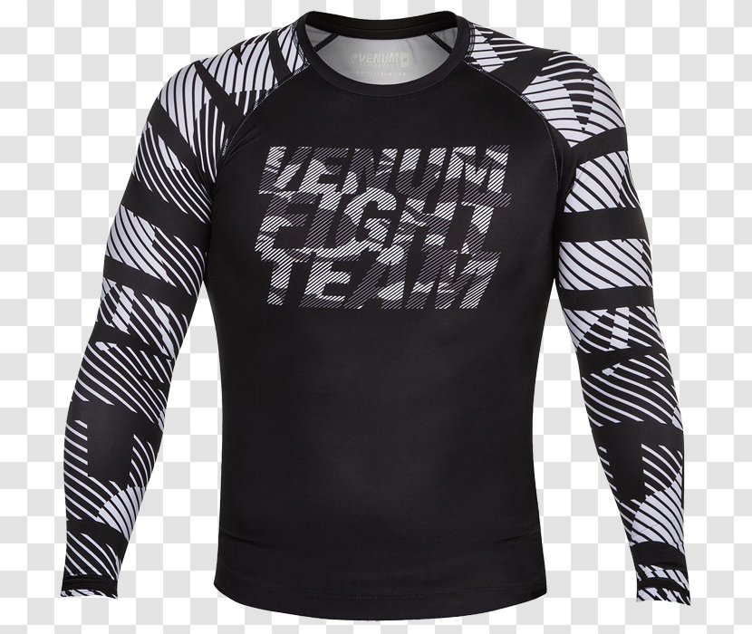 Long-sleeved T-shirt Rash Guard Venum - Mixed Martial Arts Clothing Transparent PNG