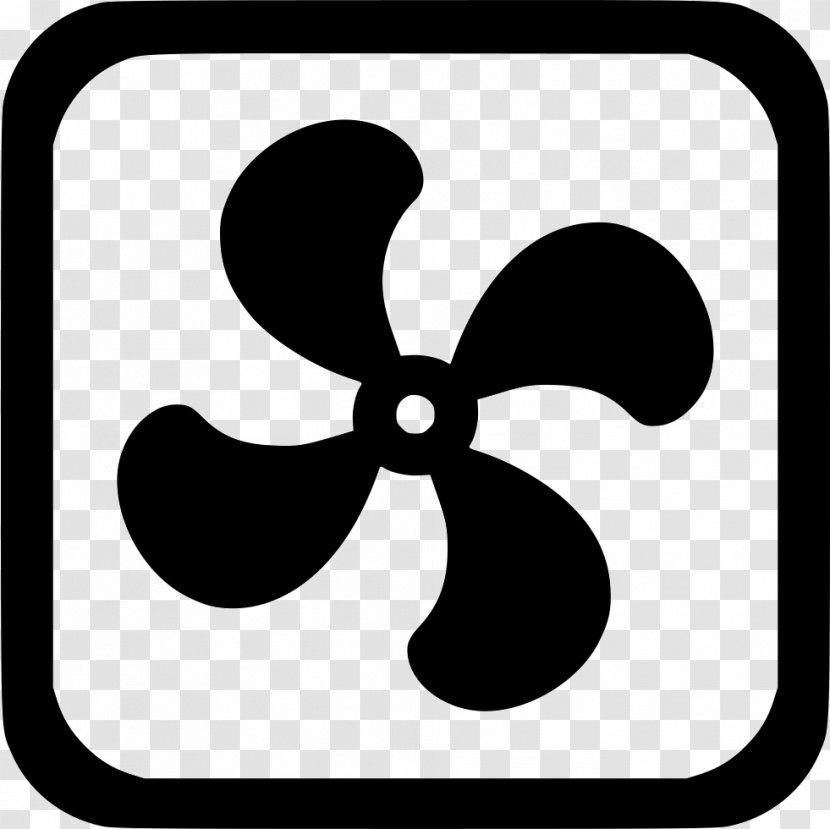 Fan Ventilation Clip Art - Monochrome Transparent PNG