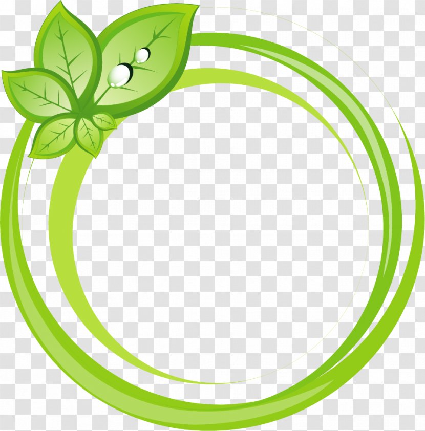 Adobe Illustrator Icon - Leaf - Vector Painted Green Leaves Border Transparent PNG