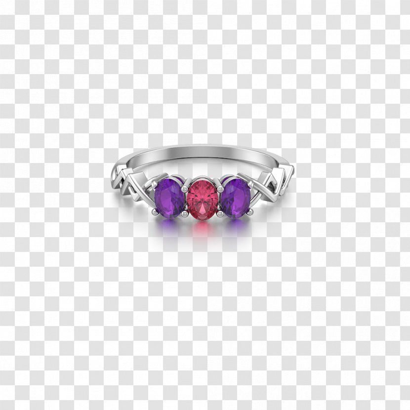 Ruby Silver Body Jewellery Jewelry Design - Platinum - Ring Transparent PNG