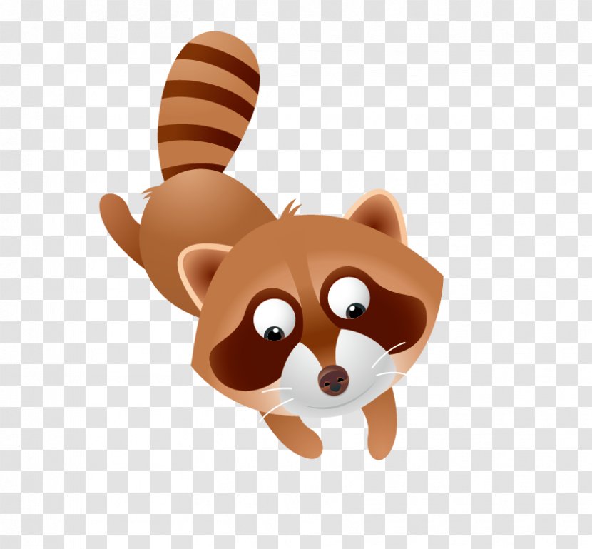 Animal Cartoon Clip Art - Pet - Raccoon Transparent PNG