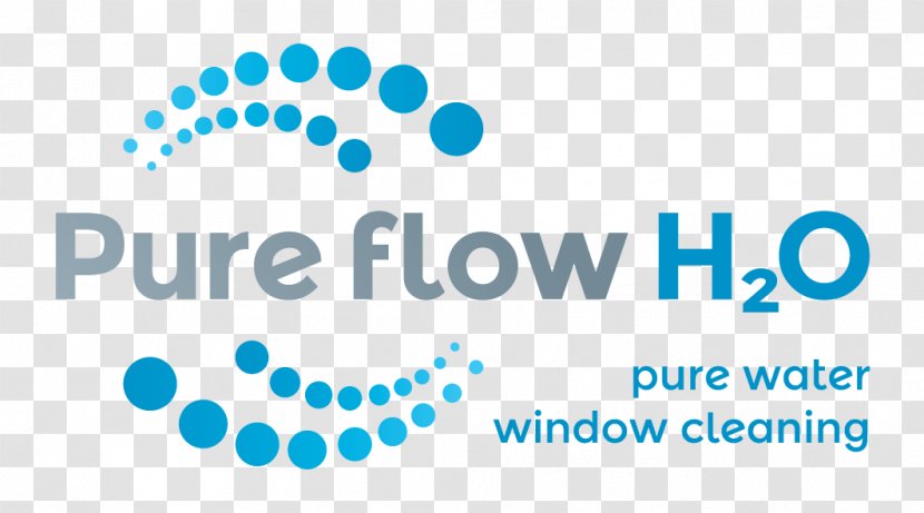 Logo Pure Flow H2O Cleaner Brand Window - Maid Service Transparent PNG