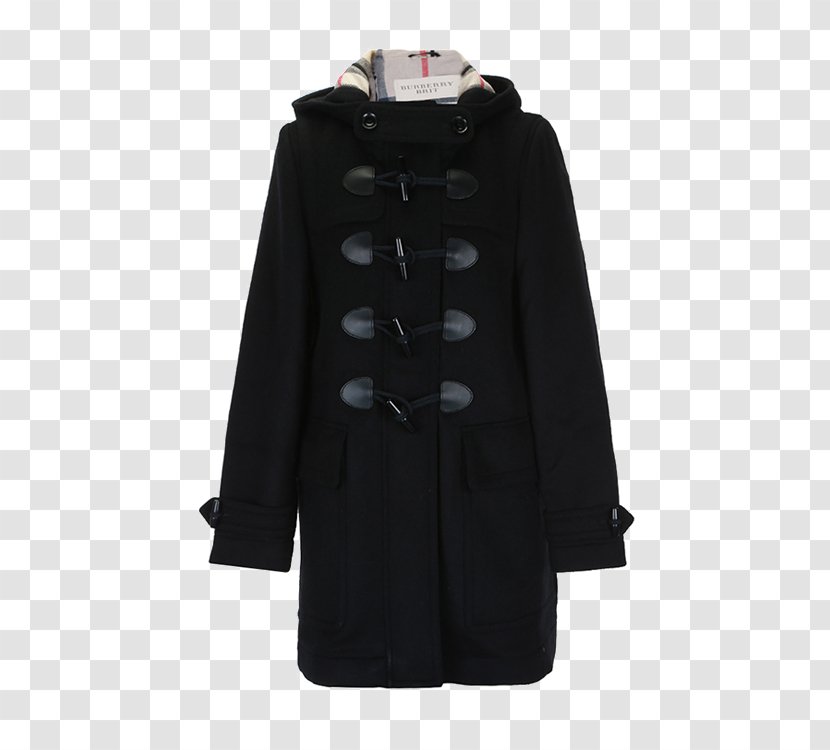 Jacket Overcoat Hat Burberry - Designer - Version Cut Straight Horn Button Coat Transparent PNG
