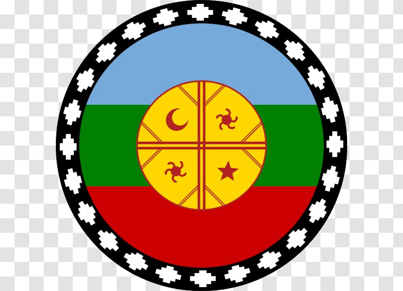 Flag Of The Mapuches Cultrun Chile Culture - Mapuche - Symbol Transparent PNG