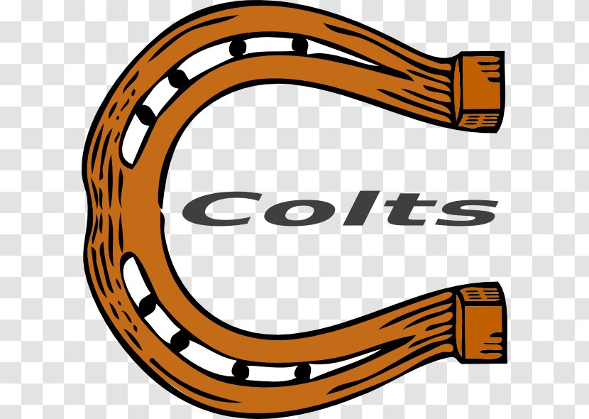 Indianapolis Colts NFL Horseshoes Clip Art - Royaltyfree - Baseball Horseshoe Cliparts Transparent PNG