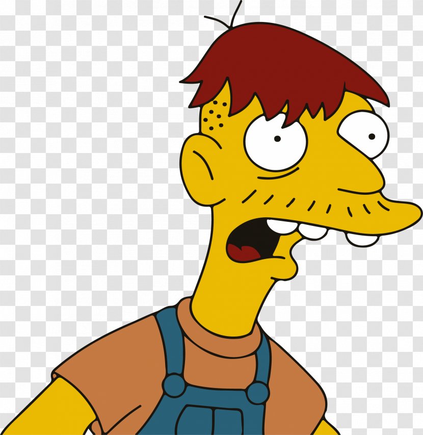 Cletus Spuckler Homer Simpson Patty Bouvier Dr. Nick Barney Gumble - Vertebrate - Simpsons Transparent PNG