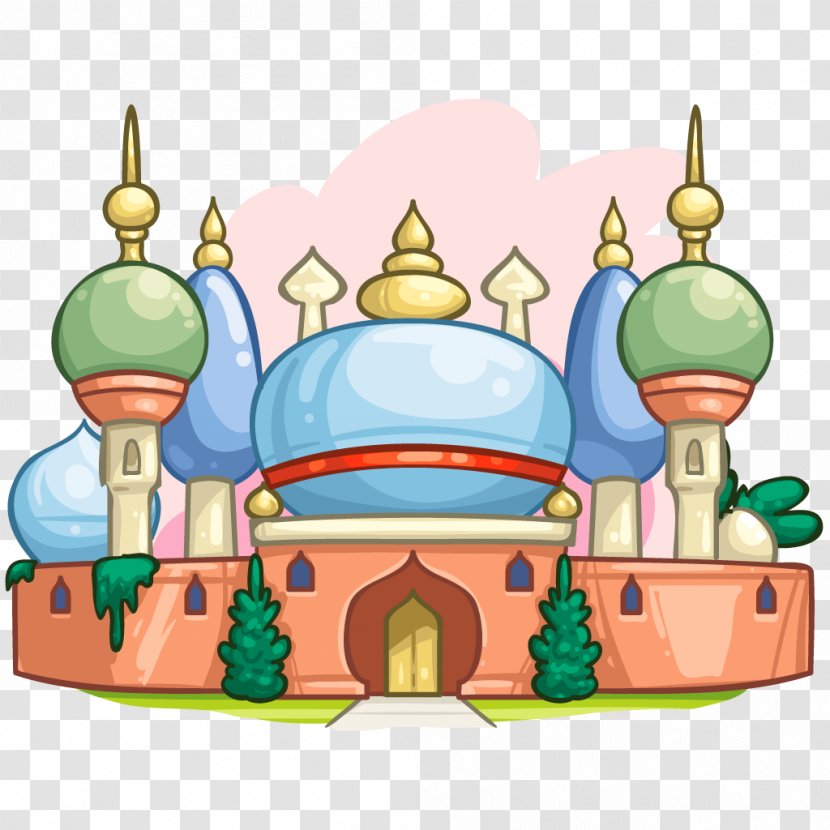 One Thousand And Nights Cartoon Clip Art - Jewish Holiday - Palace Transparent PNG