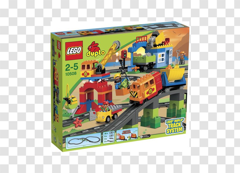 LEGO 10508 DUPLO Deluxe Train Set Lego Duplo Toy - Minifigure Transparent PNG